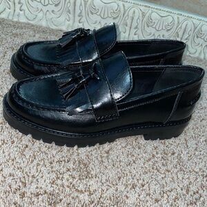 Steve Madden MINKA BLACK LEATHER size 7